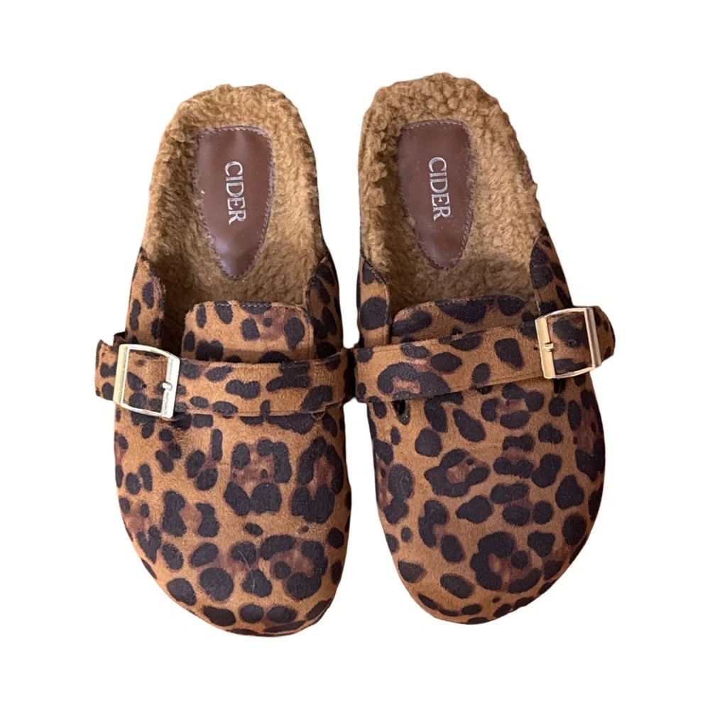 NWOT Cider Leopard Print Slip-On Shoes size 9 - Picture 4 of 6